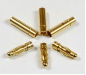 3mm Golden Plated Connector (3 pairs) AM-1001B