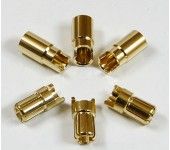 6mm Golden Plated Spring Connector (3 pairs) MTCNM60