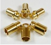 8mm Golden Plated Spring Connector (3 pairs)MTCNM80