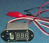 3 in 1 Excellent methanol ignition, device current switching, digital display, switch voltmeter 2106#