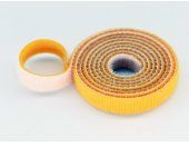 15mm Wide Velcro (loops & hooks integrated) 1 Meter - Yellow 