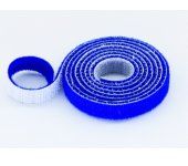 20mm Wide Velcro (loops & hooks integrated) 1 Meter Blue