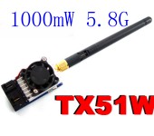 FPV 5.8G 1000mW A/V Transmitter Module (TX) TX51W