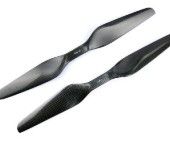 24 x 7.5 inch Wide Blade, 3-hole Direct Mounting 3K Carbon Propeller Set (one CW, one CCW)