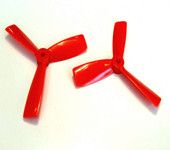DALRC 4045 4*4.5 inch 3-blade CW CCW ORANGE Propeller Props for FPV Multicopter 2-Pairs