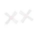 1735 43mm 4 Blade PC Propeller 1.5mm Hole For 11xx Motors Micro FPV Racing Frame white