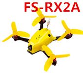 Kingkong 110GT 117mm FPV Racing Drone with F3 4in1 10A Blheli_S 25mW 16CH 800TVL FS-RX2A