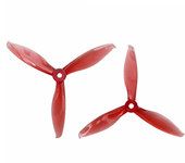 GEMFAN 5149 3-blade Propeller (2 Pairs) - Red