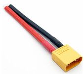 Amass XT90 Pigtail Male Connector Cable with Silicon Wire 10AWG 10CM for RC Hobby