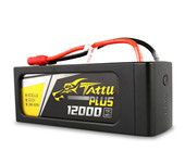 Tattu Plus 12000mAh 22.2V 15C 6S1P Lipo Smart Battery Pack with AS150 + XT150 Plug