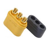 Amass MR60 Plug Male w/Protector Cover 3.5mm 3 core Connector for RC Model