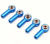 5PCS M3×26mm Blue Metal Ball Joint Connector Pull rod head Ball Head Buckle For RC Truck Buggy Crawler Car Refit Parts