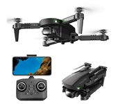 GD93 Mini Drone 1080P HD Single Camera GPS WiFi Fpv Drones Altitude Hold Black Foldable Quadcopter Toys