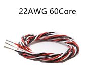1Meter 22AWG 60Core 3 way Twist Servo Extension Cable JR Futaba Twisted Wire Lead(Black-Red-White)