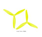 8 Pairs High Quality 7040 7 Inch 3 Blade Propeller 8 CW 8 CCW for RC Drone FPV Racing Quadcopter DIY Parts - Bright Yellow
