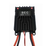 Rccskj High Current Linear Regulator BEC UBEC 20A 2-3S LiPo With Switch For 3D Aircraft Turbojet 8106#