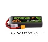 Ovonic  5200mAh 11.1V 2S 90C XT60 helicopter fixed wing high-rate battery