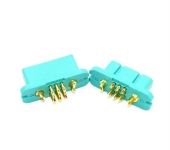 2+9-11 battery model airplane wing quick-release LED light (blue-green), multi-P high-current gold-plated plug connector