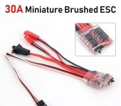 Micro ESC 30A Brushed ESC RC ESC Electric Speed Controller Boat Tank w/Brake 2S 4~8v for DIY Mini 1/16 1/18 1/24 RC Car