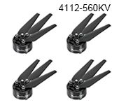 BrotherHobby Avenger 4112 V5 560KV Brushless Motor with Folding 15558 Triblade Propeller 2 Pairs CW CCW