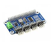 Waveshare Servo Driver HAT (B) Right Angle Pinheader 16-Channel 12-bit Resolution I2C-Controlled for Raspberry Pi