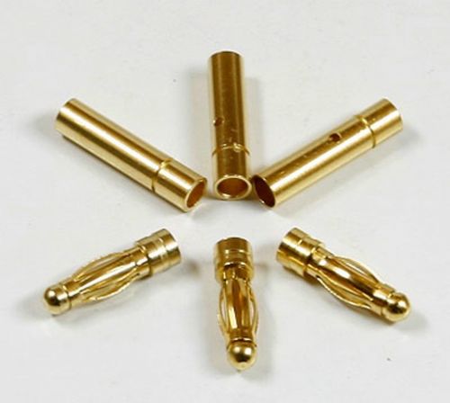 Golden Bullet Connector 3.5mm  x 30 pairs