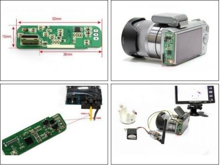 HDMI to AV Converter Ultra Light for SONY NEX5