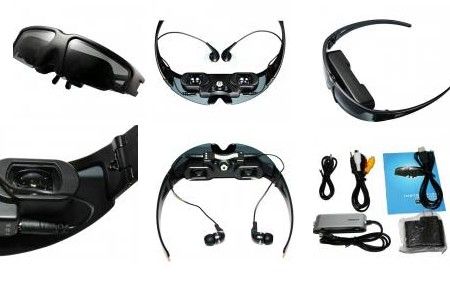 VG260 Portable Wireless Video Glasses Eyewear Mobile Theatre