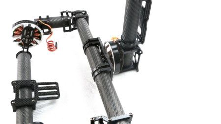 FC Carbon Fiber 3-axis Brushless Gimbal Camera Mount +  motors