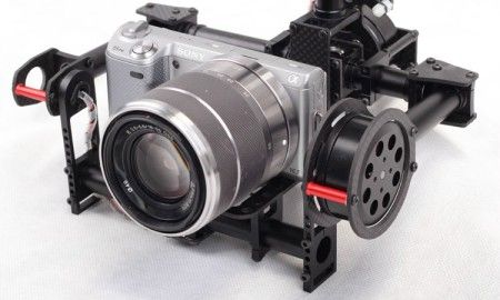 2-axis Brushless Gimbal Mini SLR 5N,GH2,GH3 motors & controller