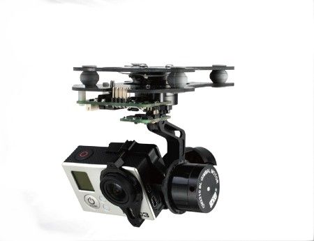 3 Axis Smart Gopro Brushless Gimbal Camera Mount Motor & Gimbal