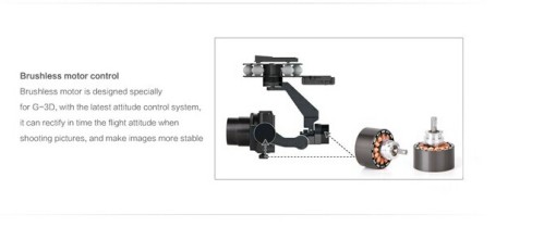 G-3S 3-Axis Brushless Gimbal Camera Mount for Sony RX100 II