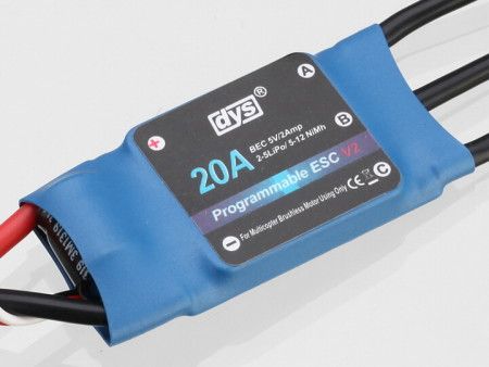 DYS 20A 2-4S Speed Controller Simonk Firmware for Multicopter