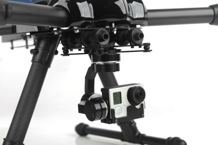 GOPRO 3 Axis Gimbal X-CAM A10-3H for kong copter
