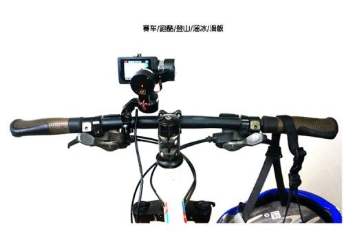 Wearable 3 Axis Brushless Gimbal Aluminum Alloy GoPro Camera