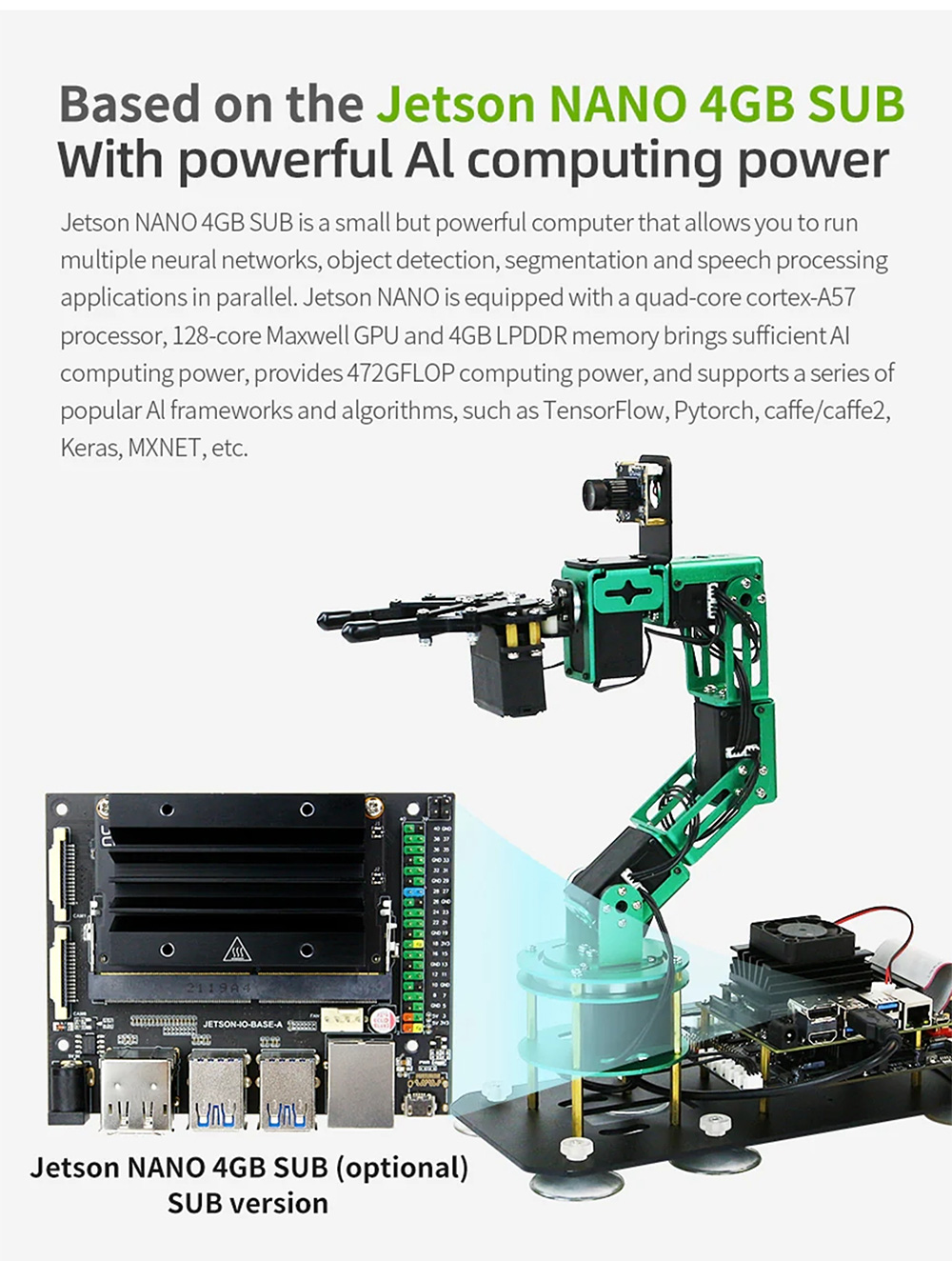 Yahboom DOFBOT AI Vision Robotic Arm ROS Python programming for Jetson ...