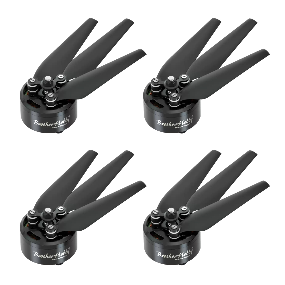 BrotherHobby Avenger 4112 V5 Brushless Motor with Folding Triblade Propeller 2 Pairs CW CCW