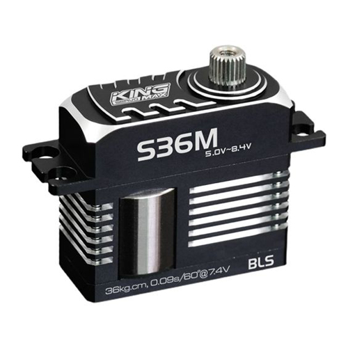 KINGMAX S36M-52g 36kg.cm digital steel gears mini servo for High voltage digital helicopter fixed wing robot