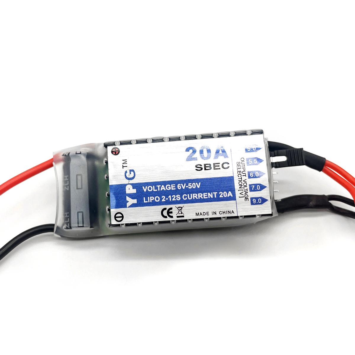 GARTT YPG 20A HV SBEC 2-12S Brushless ESC Helicopter Step-down Power Supply Module for RC Model Airplane Model Parts