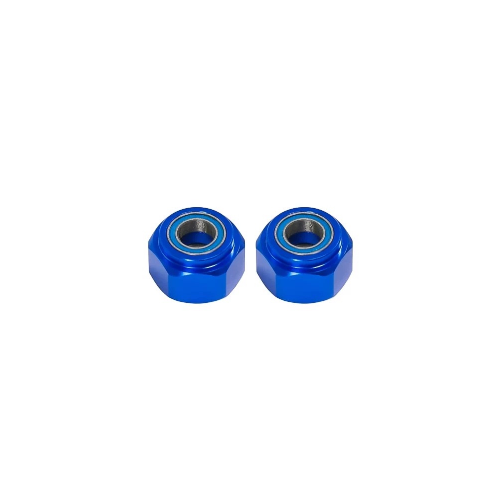 2PC Aluminum Alloy Bearing Hex Hub Adapter for Tamiya DT-03 1/10 RC Car Upgrade Parts Accessories