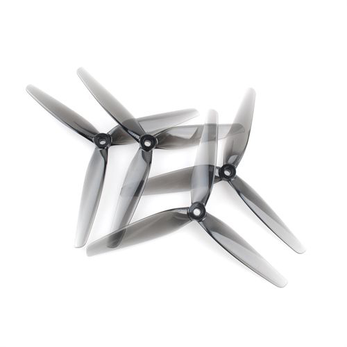 HQProp 7X3.5X3 7035 Light Grey (2CW+2CCW) Poly Carbonate 3-Blade Propeller For RC FPV Freestyle 7inch Long Range Cinelifter Drones DIY Parts
