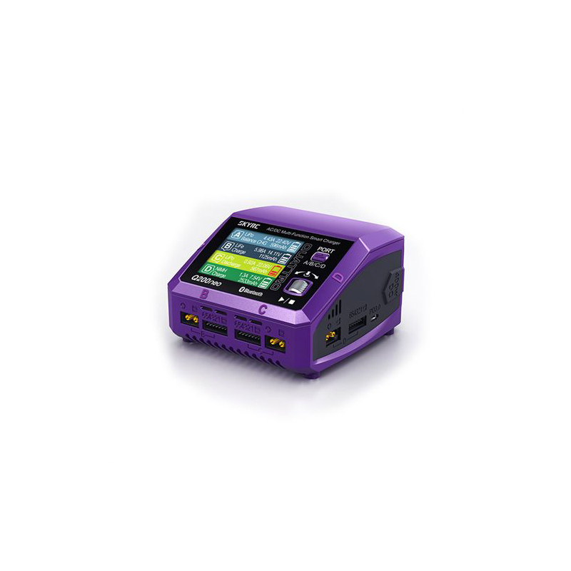 Skyrc Q200neo AC 200W DC 400W 10Ax2 Dual Channel Multi-Function Smart Charger for 1-6S Lipo LiHV LiFe LiIon 2-15S NiMH NICD Battery
