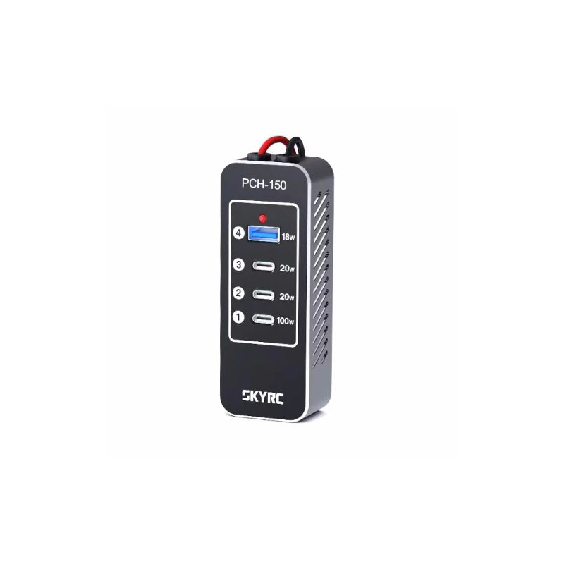 SKYRC PCH-150 Power & Charging Hubt Adapts to T1000 D200Neo Charger with Maximum 100W USB PD Available
