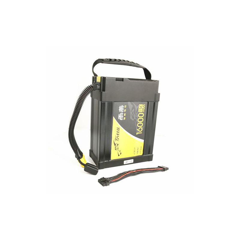 Tattu 16000mAh 44.4V 15C 12S1P Lipo Battery Pack with AS150U plug