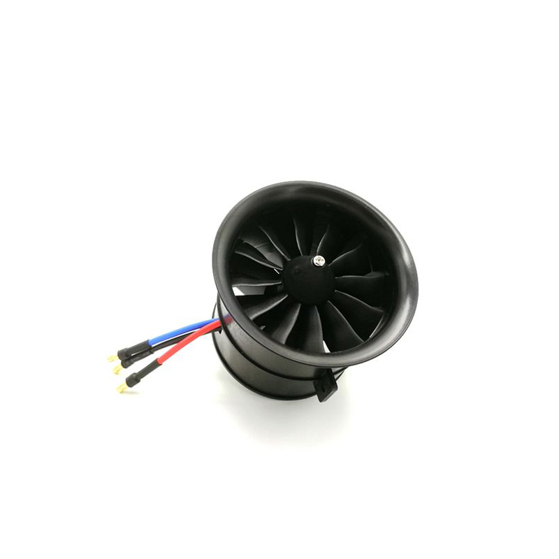 DoBoFo 70mm 12 Blades Ducted Fan EDF Unit with 6S 2300KV Brushless Motor for RC Airplane