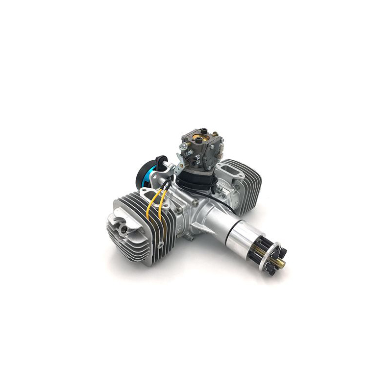 DLE120 Gasoline Engine UAV Power System 180W Exhaust 120CC Twin Cylinder Power Generation System