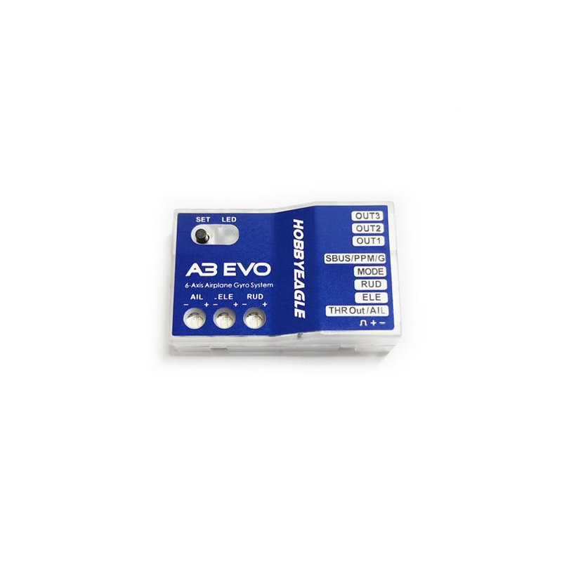 HobbyEagle A3 EVO Flight Controller Stabilizer 3-Axle Gyro For RC Airplane Fixed-wing Copter Drone