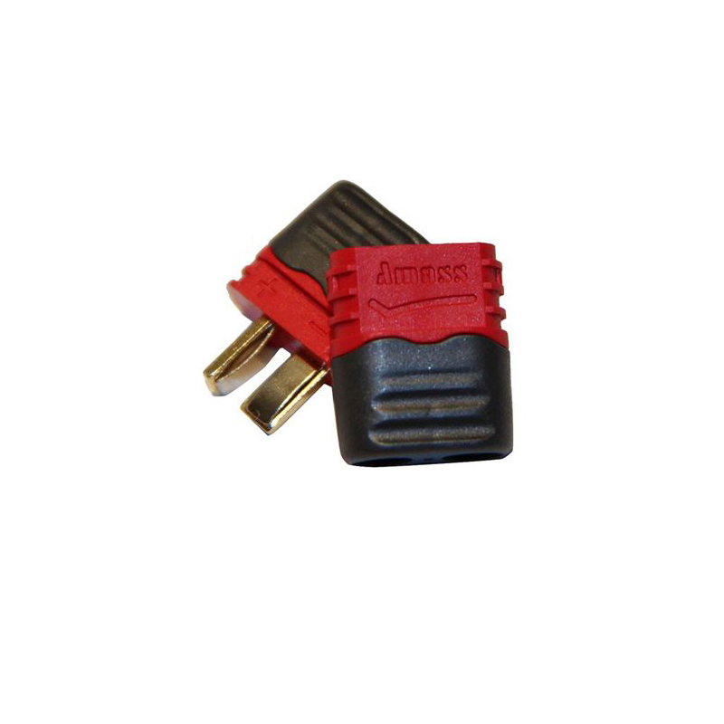 1 Pairs Amass T Plug Deans Connector With Sheath Housing For RC Lipo Battery