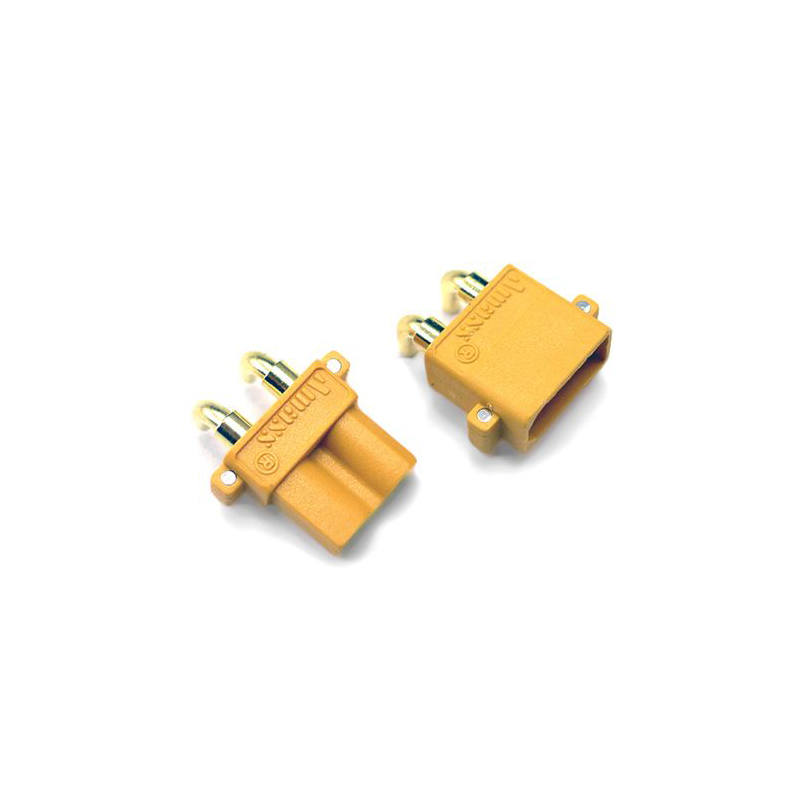 AMASS XT30PW Banana golden XT30 Upgrade Right Angle Plug Connector male female ESC Motor PCB board plug connector for RC model