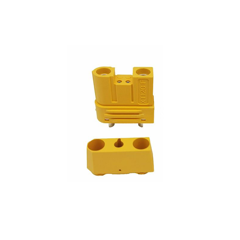 Amass XT120 Connector Large Current Female Plug Sheathed with Signal Pin for RC Car/Aircraft Model Battery Parts